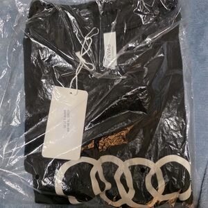 Black and White Audi Logo T Shirt